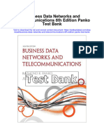 Business Data Networks and Telecommunications 8th Edition Panko Test Bank