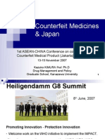 Counterfeit Medicines & Japan: 1st ASEAN-CHINA Conference On Combating Counterfeit Medical Product (Jakarta)