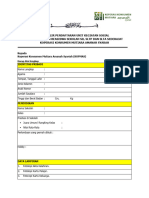 Formulir Pendaftaran Unit Kegiatan Sosial