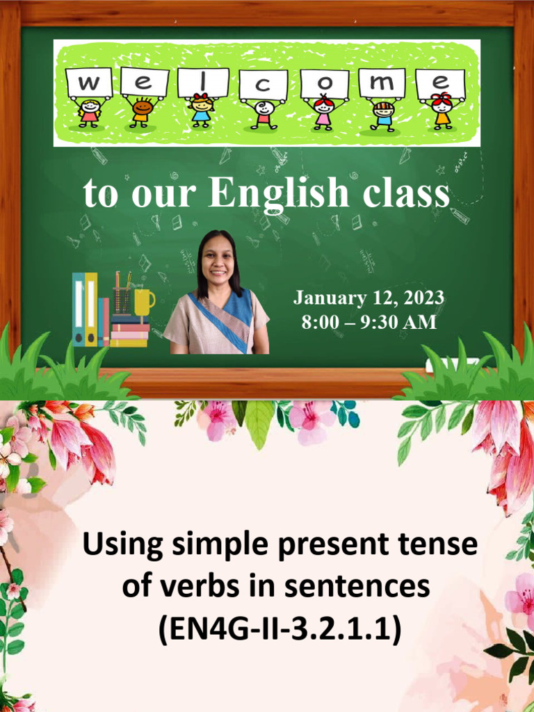 Cot Q2 English 2022 2023 PDF Subject (Grammar) Verb