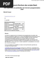 Introduction Aux Scripts Bash Pdf Structure De Controle Variable Informatique