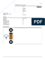 Ficha Técnica Filtro Aceite MAhle OX 153 - 7D2