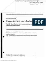 BS 5146-2 General Purpose Valves Pressure Testing