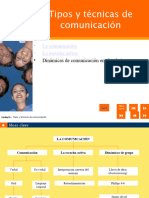 Tipos y Técnicas de Comunicación