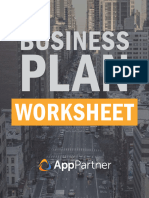 Business Plan Worksheet