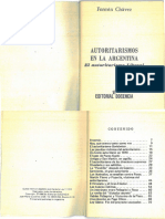 CHavez F. Argentina Autoritaria