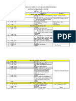 Rundown Modul Nusantara Samosir - Kelompok Pancarona Adiwarna