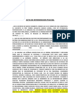 Acta de Intervencion Policial Trabajo Aplicativo