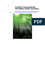 Calculus Early Transcendental Functions 4th Edition Smith Test Bank