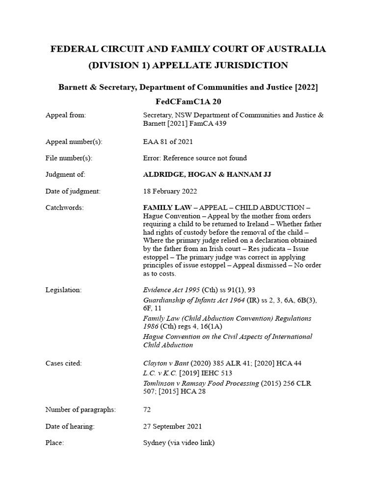 federal-circuit-and-family-court-of-australia-division-1-appellate