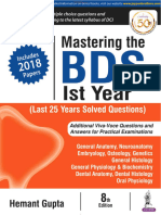 Mastering The BDS Ist Year