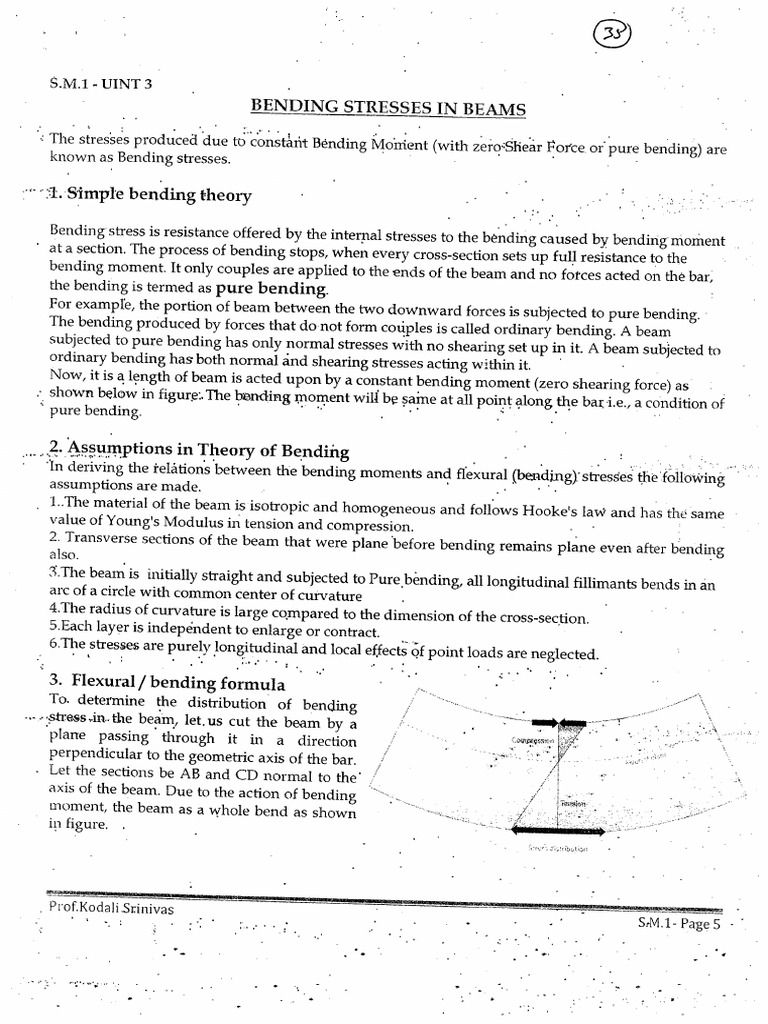 Pure Bending | PDF