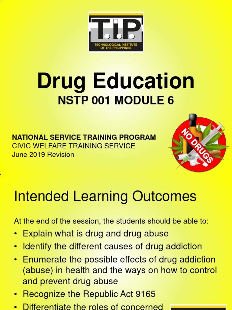 NSTP001 M6 Drug Education 2022 Revision | PDF | Cannabis (Drug ...