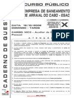 1.00-Prova para Auxiliar de Pessoal 2008