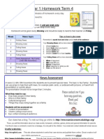 Spelling Homework Term 4
