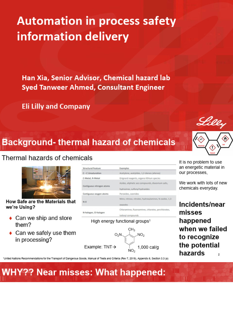 Automation in Chemical Process Safety | PDF | Nature | Physical Sciences