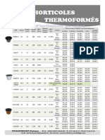 Tarifs Pots Horticoles BARTHELEMY 01 01 2020