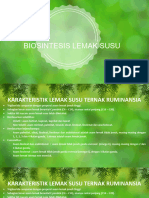 Biosintesis Lemak Susu