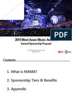 2014 MAMA - General Sponsorship Proposal