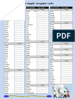 Past Simple Irregular Verbs