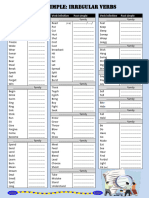 Past Simple Irregular Verbs