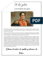 Nacimiento Del Libertador Simón Bolívar