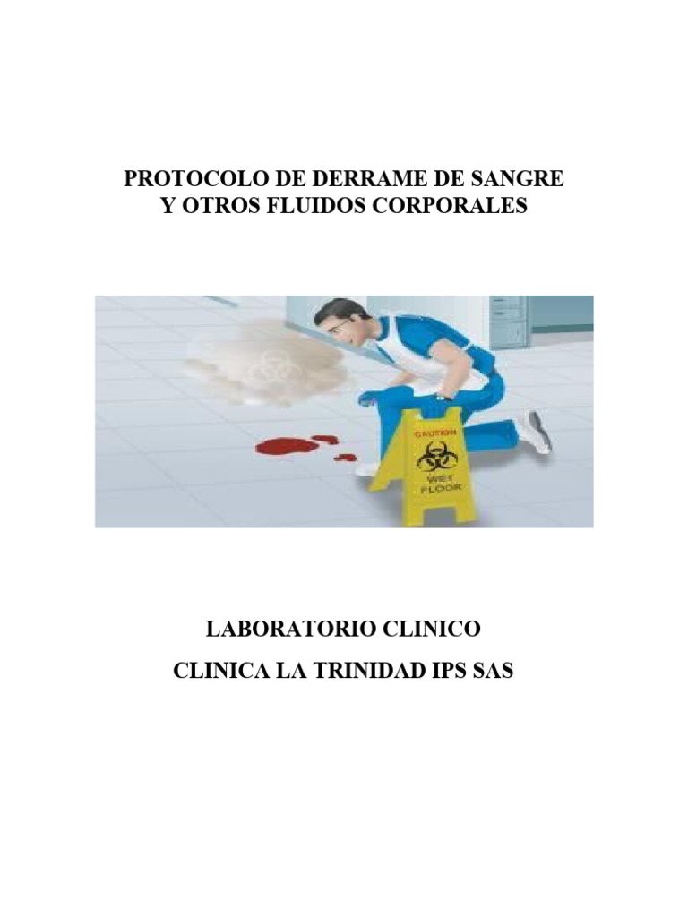 Protocolo de Manejo de Derrames en Laboratorio | PDF | Laboratorios ...