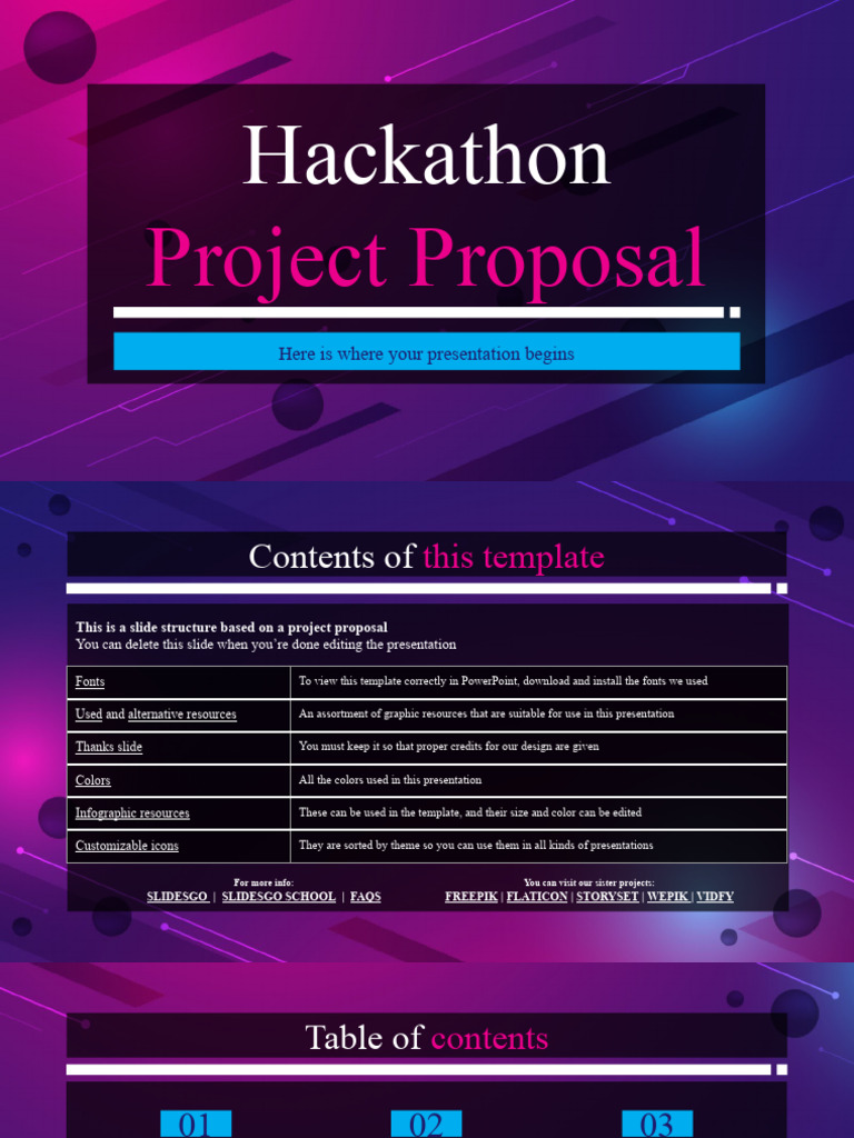 Hackathon Project Proposal Template | PDF | Planets | Planets In Astrology