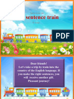 Презентацыя-гра the Sentence Train 4кл