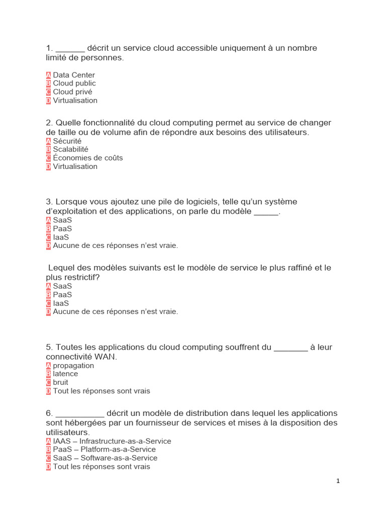Modèles d'exploitation Cloud Cisco | PDF | Cloud computing | Informatique