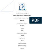 Tarea - Tipos de Estados Financieros