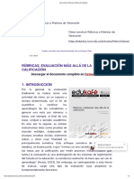 Cómo Construir Rúbricas o Matrices de Valoración