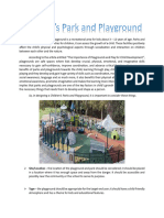 Childrens Park and Playground SALGADO