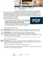 Pre Shift Practice Promoting The Property Final