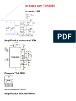Amplicador TDA2005 - Esquemas - Eletronica PT