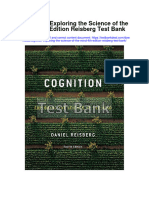 Cognition Exploring The Science of The Mind 4th Edition Reisberg Test Bank
