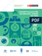Conceptualización de Empleos Verdes en Perú