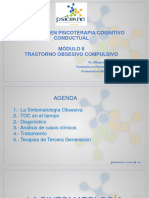 Formación en Psicoterapia Cognitivo Conductual Módulo Ii Trastorno Obsesivo Compulsivo