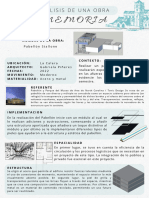 Documento A4 Análisis Informe Obra Arquitectura Profesional Gris