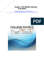 College Physics 11th Edition Serway Test Bank