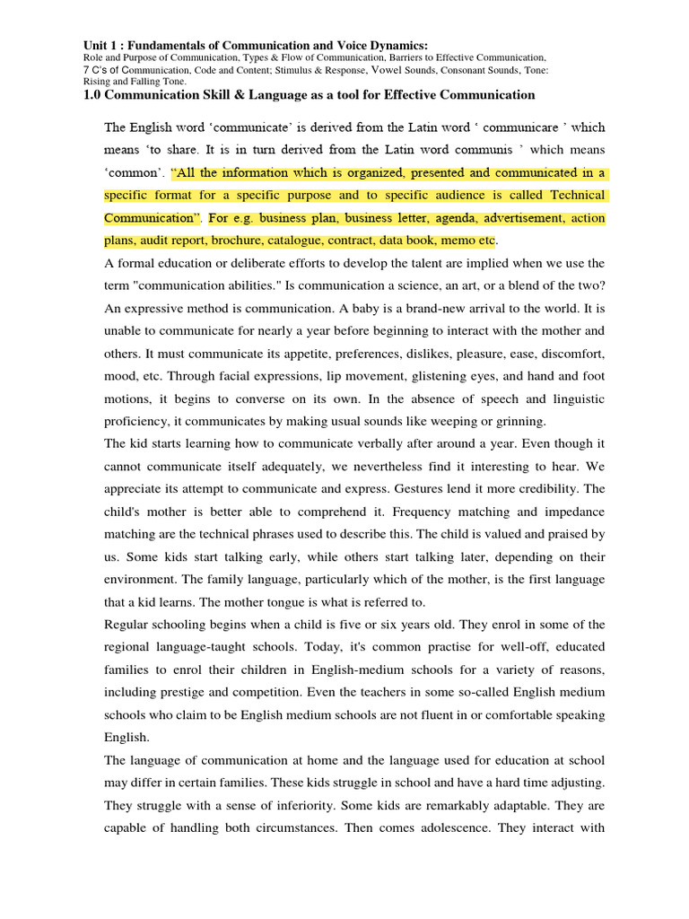 Communication Skills Guide | PDF | Communication | Information