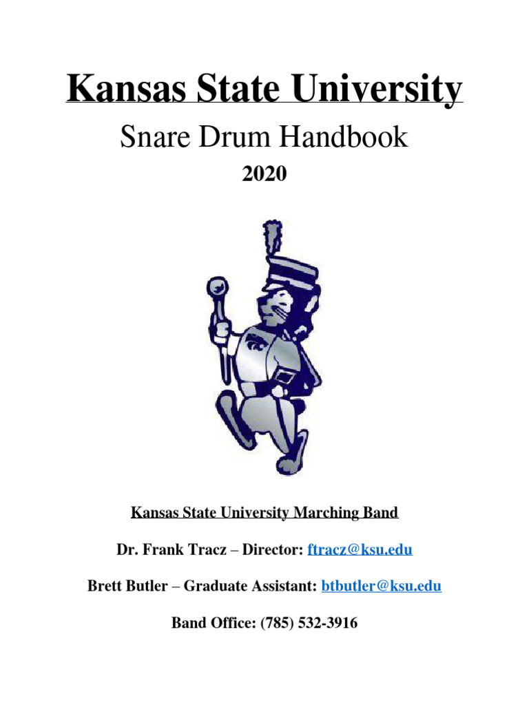 Kansas State University Snare Drum Guide | PDF | Musical Notation ...