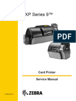 Zebra ZXP Series 9 Retransfer Dual Sided Id Card Printer 303228 User Manual