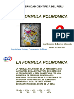 Formula Polinomica - Semana 12
