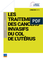 Les Traitements Des Cancers Invasifs Du Col de L'utérus - 2022