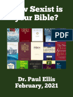 1 Paul Ellis How - Sexist - Is - Your - Bible