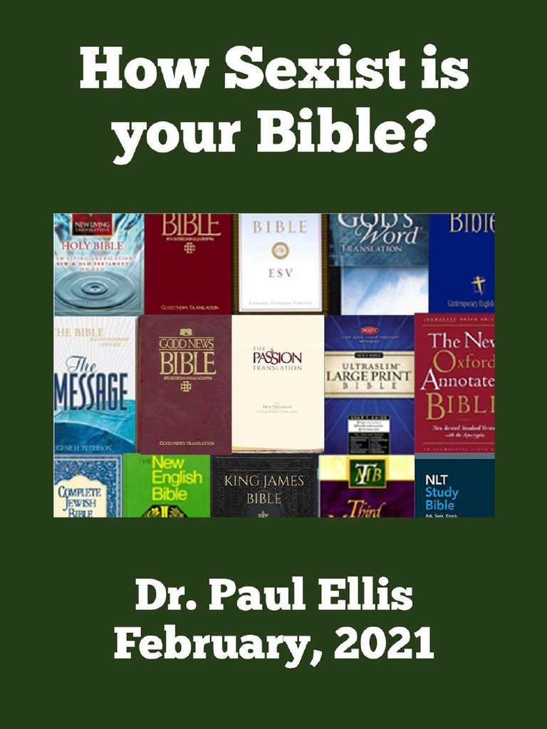1 Paul Ellis How - Sexist - Is - Your - Bible | PDF | Bible | Bible Translations Into English