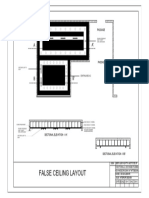 False Ceiling Layout: Passage