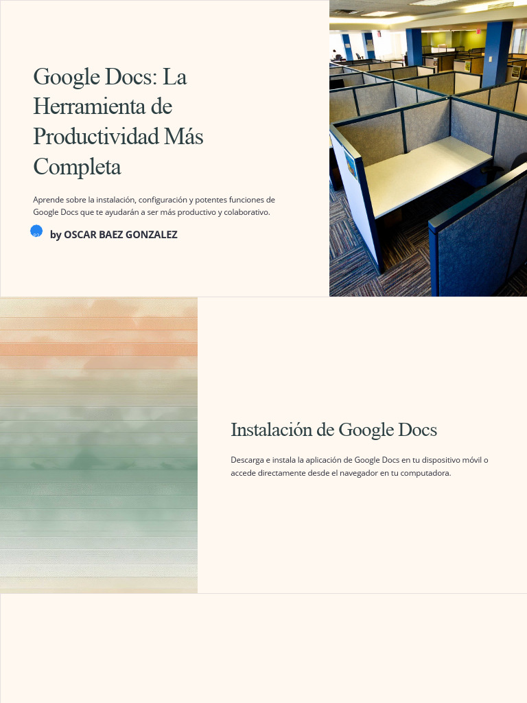 Guía Completa de Google Docs: Instalación y Funciones | PDF | Ciencias ...