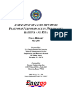 Assessment of Fixed Offshore Platform Performance in Hurricanes Katrina and Rita